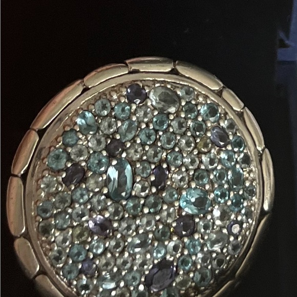 John Hardy  Kelly see  Sterling silver ring  A very unique  large ring - Picture 3 of 6